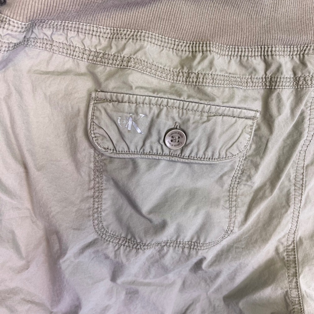Calvin Klein Capri Pants Womens 2XL Khaki Tan Utility Casual Hiking Crops 38x21 - Picture 11 of 12